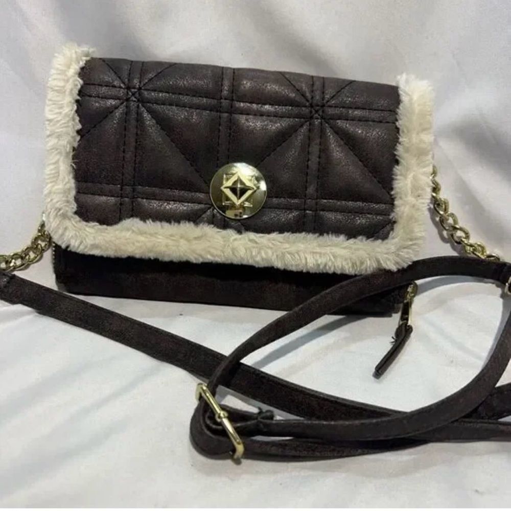 Jessica Simpson women's wallet purse brown crossbody Nordia